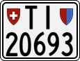 License plate of Switzerland, Motorcycles