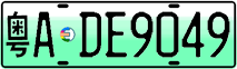 License plate of China, Electric vehicles