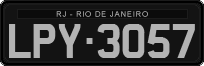 License plate of Brazil, Oldtimers (1990)