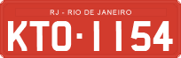License plate of Brazil, Commercial vehicles (1990)