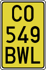 License plates of Spain, Specialty plates