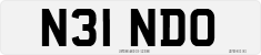 License plate of the United Kingdom, 1983 year system