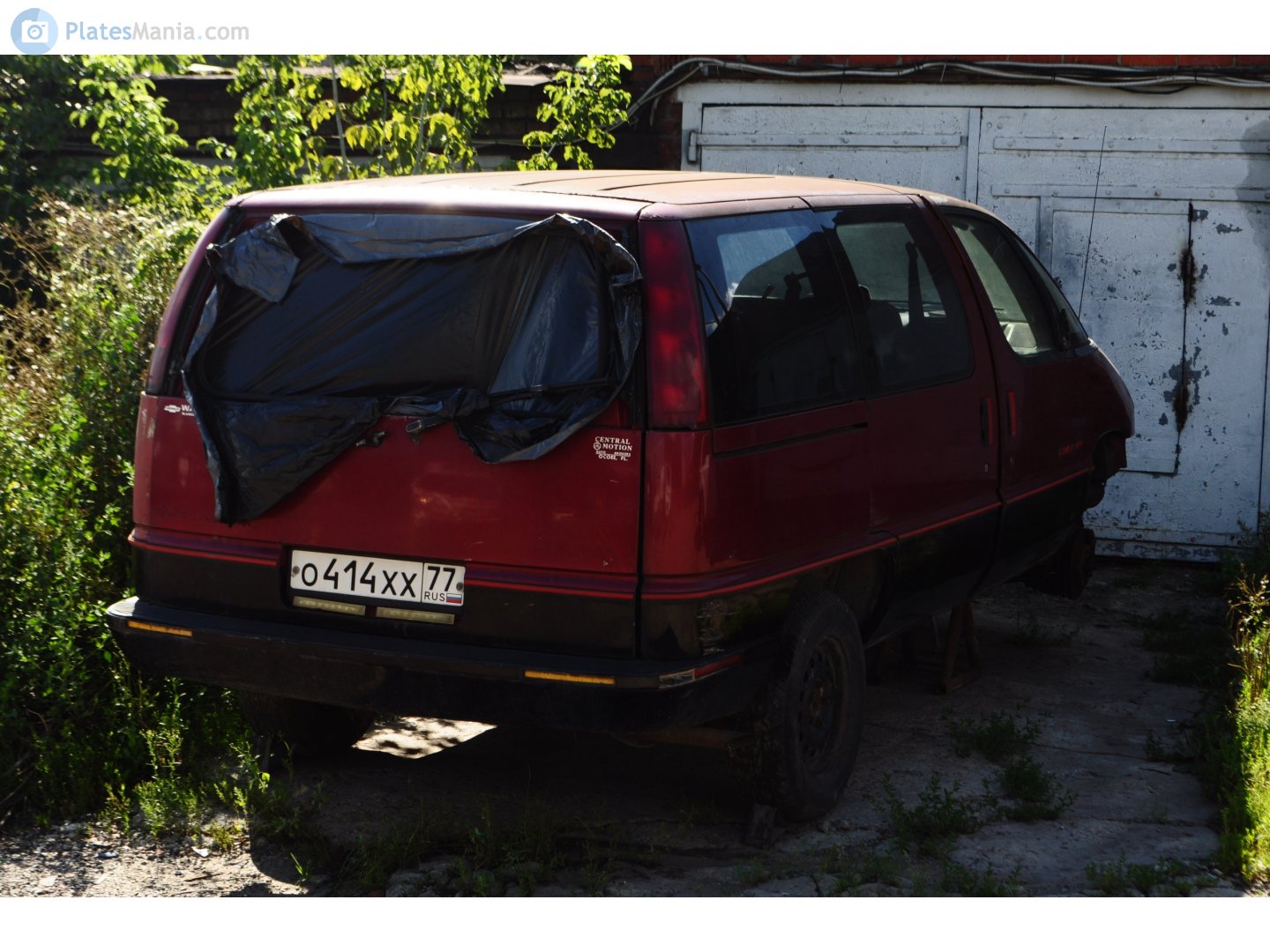 о 414 хх 77, Chevrolet Lumina Minivan 1st gen (GMT199), facelift, 1992–1996