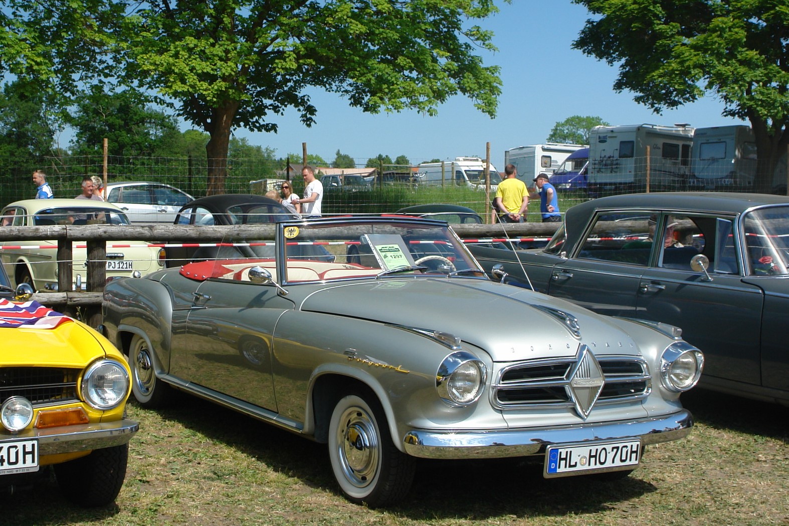 HL HO 70 H, Borgward Isabella 1st gen Cabriolet 2+2, 1957–1961 (–1965 for LATAM-market)