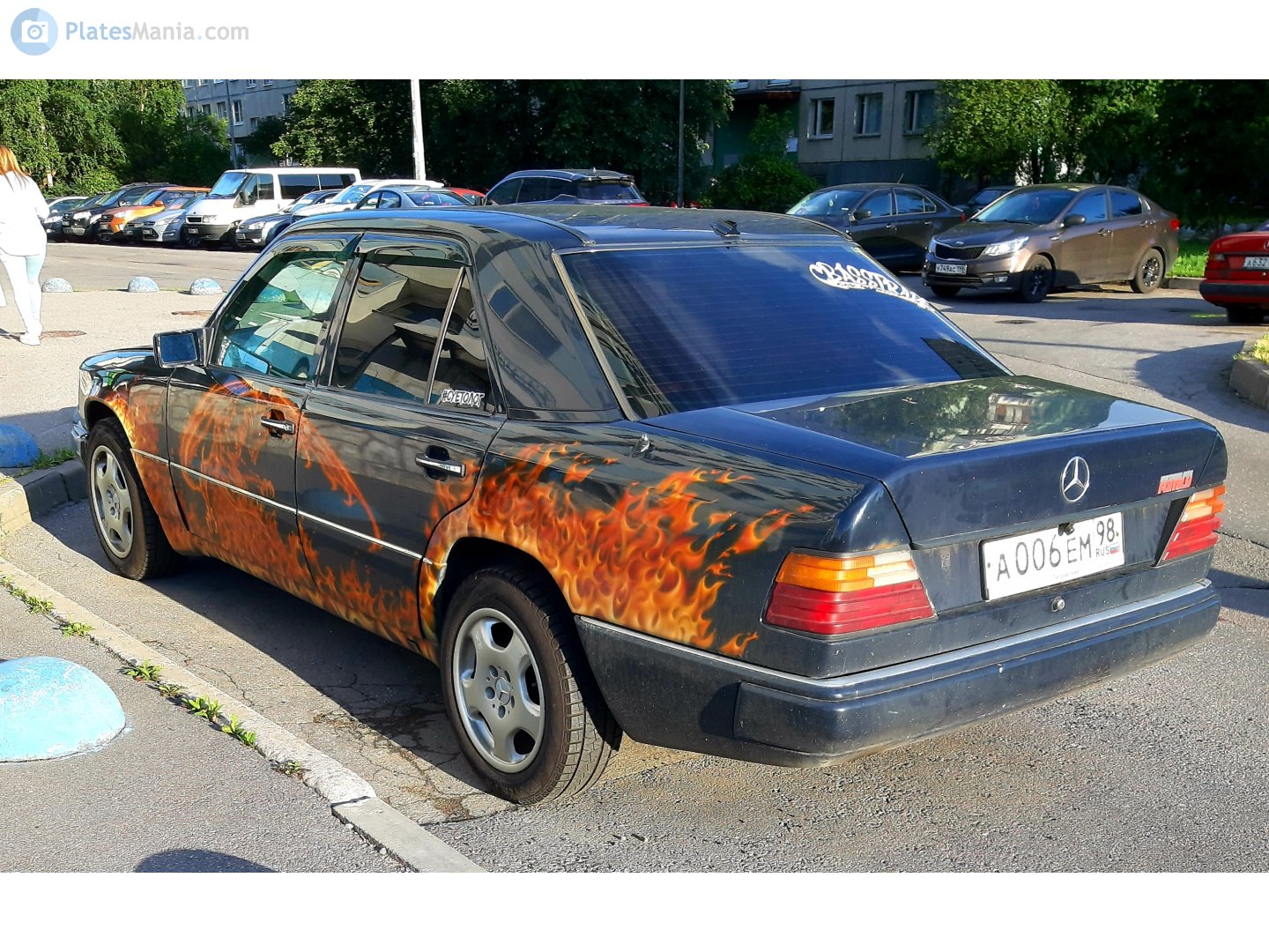 а 006 ем 98, Mercedes-Benz E-Klasse 1st gen Sedan (W124), 1984­–1995