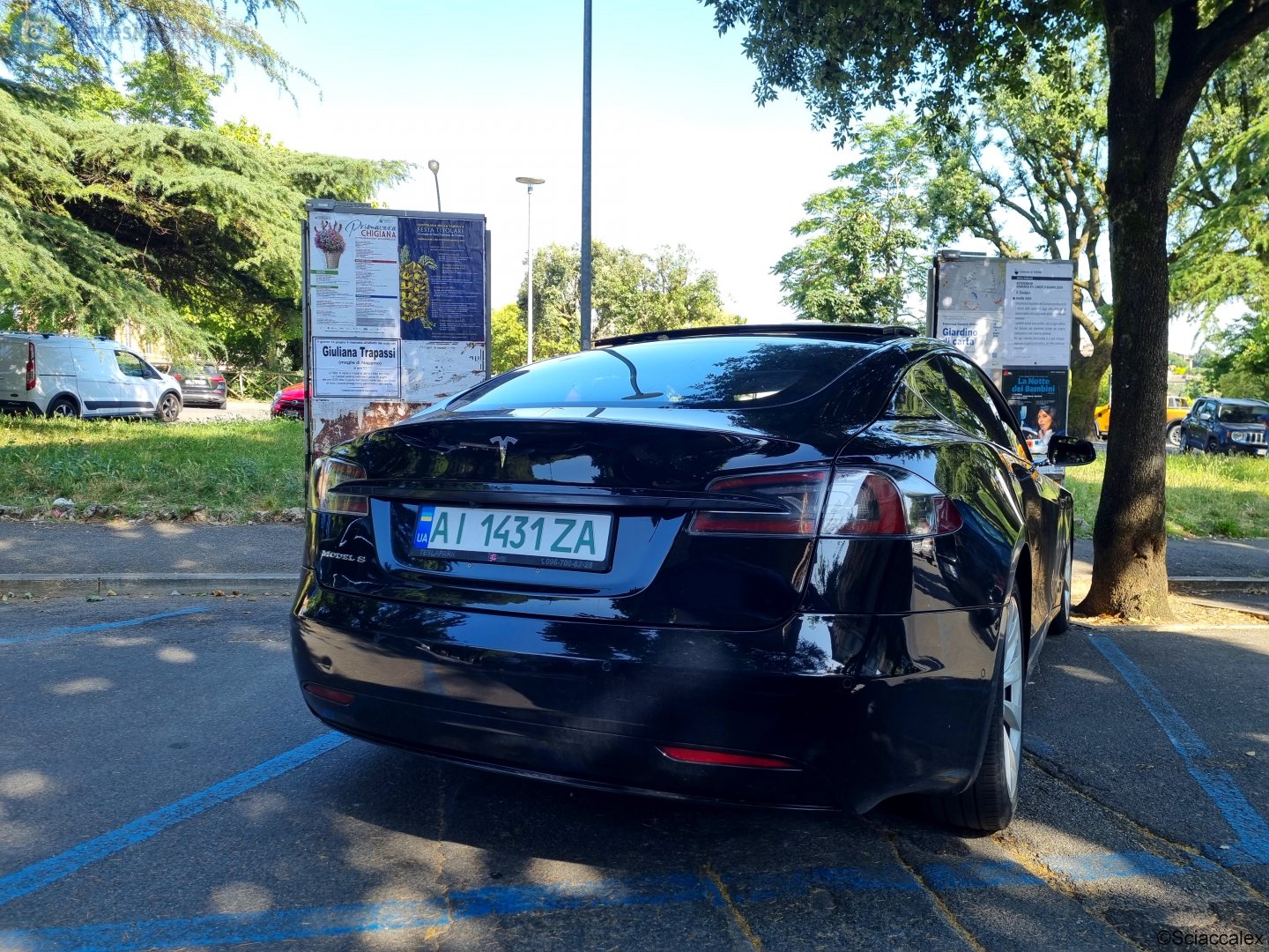 AI 1431 ZA, Tesla Model S 1st gen (5YJS), 2012–