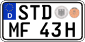 German license plate, Plates for oldtimers (type 