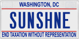 District of Columbia, Vanity Plates