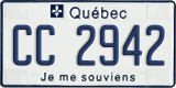 Quebec, Diplomatic (CC/CD 1234)