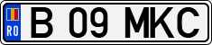 License plate of Romania, Regular plates
