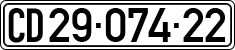 License plate of Israel, Diplomatic