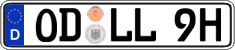 German license plate, Plates for oldtimers (type 