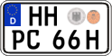 German license plate, Plates for oldtimers (type 