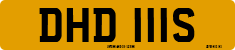 License plate of the United Kingdom, 1963 year system