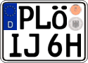 German license plate, Plates for oldtimers (type 