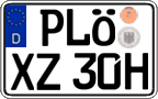 German license plate, Plates for oldtimers (type 