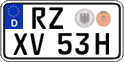 German license plate, Plates for oldtimers (type 