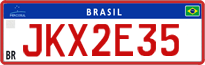 License plate of Brazil, Commercial vehicles (Mercosul)