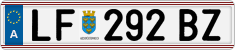 License plate of Austria, Regular plates