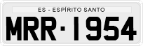 License plate of Brazil, Private owners (1990)