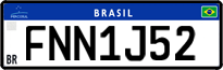 License plate of Brazil, Private owners (Mercosul)
