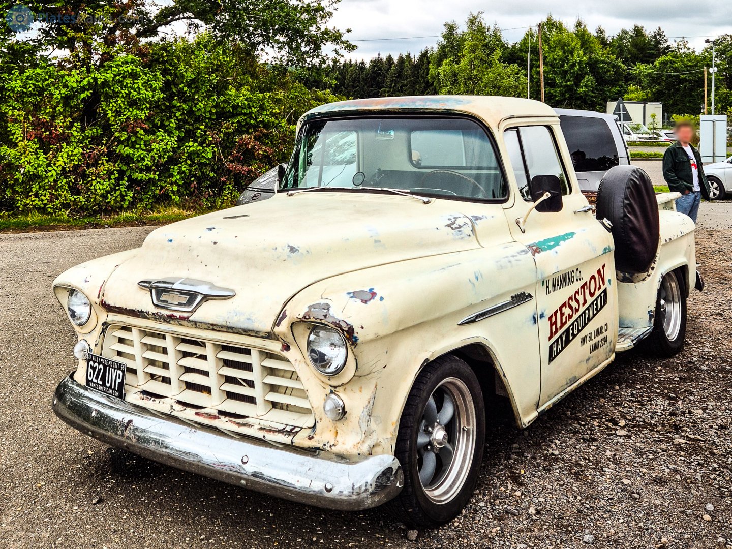 622UYP, Chevrolet Task Force Light-Duty Apache 30 Stepside Pickup (A-body), facelift, 1957–1959