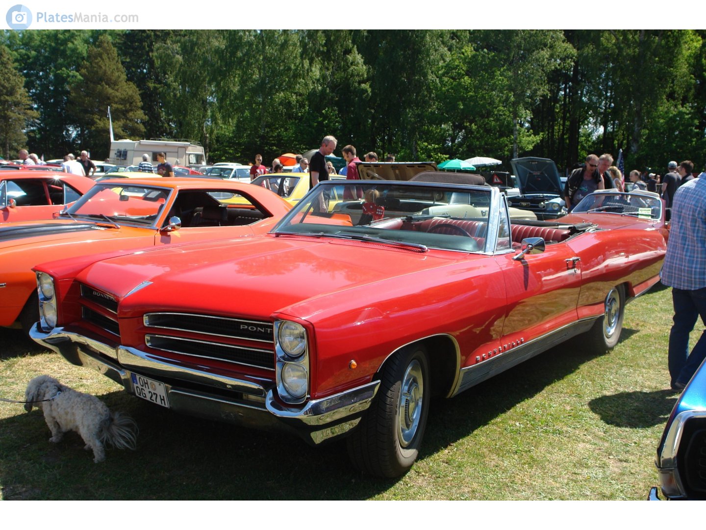 OH QG 27 H, Pontiac Bonneville 4th gen 1966 2-door Convertible (26267; B-body), 1st facelift, 1965–1966