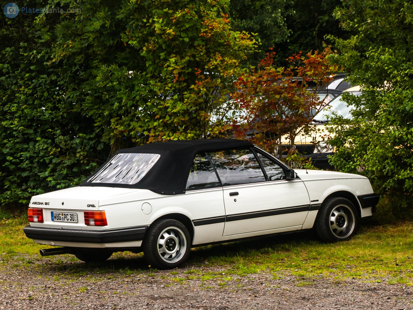 WUG PC 30 (04/10), Opel Ascona 3rd gen Convertible (C), 1983–1988