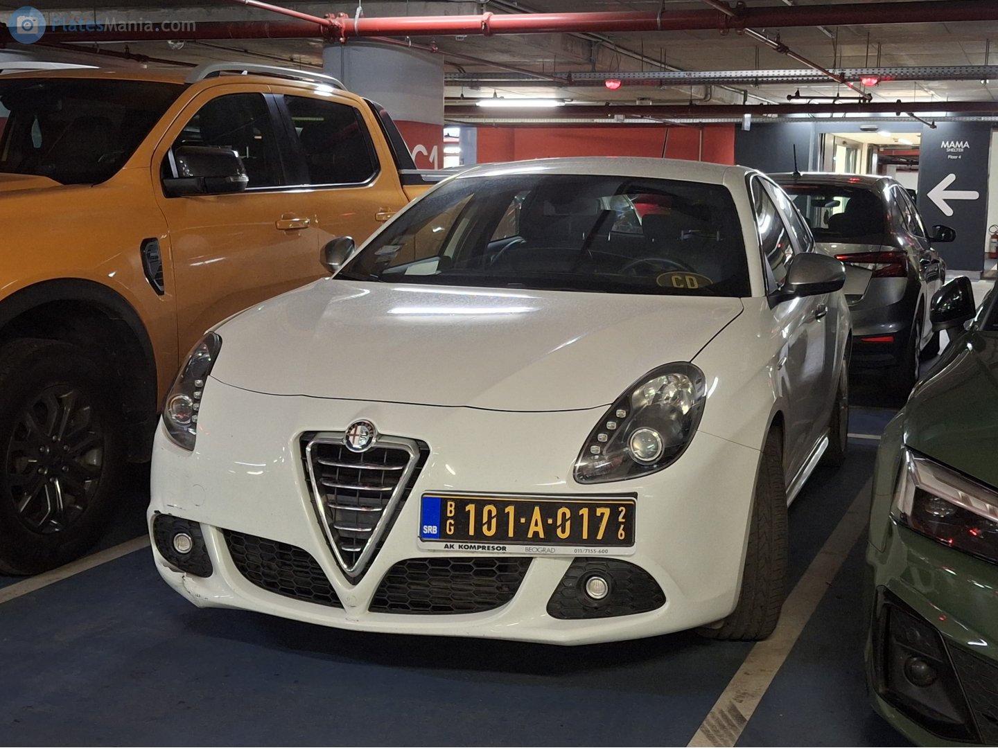 BG 101-A-017, Alfa Romeo Giulietta 3rd gen (940), 2010–2021