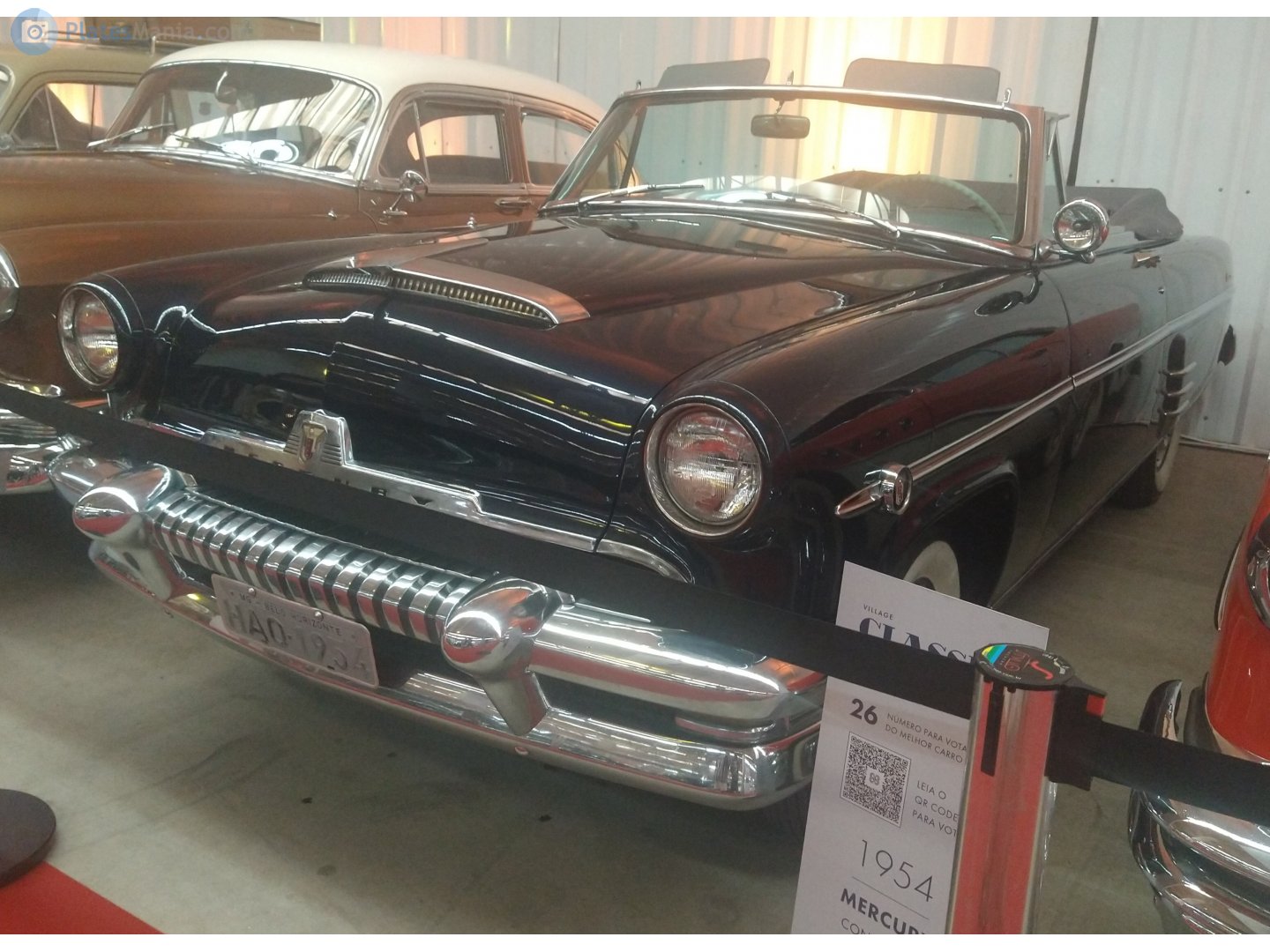 HAO-1954, Mercury Monterey 1st gen 1954 2-door Convertible (76B), facelift, 1953–1954