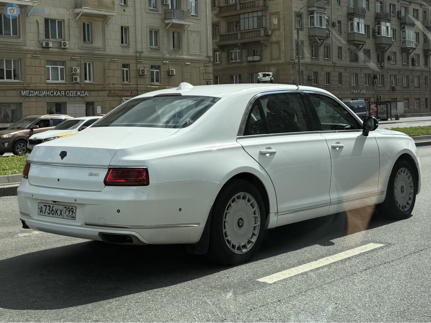 а 736 кх 799, Aurus Senat S600 Sedan, facelift, 2024–