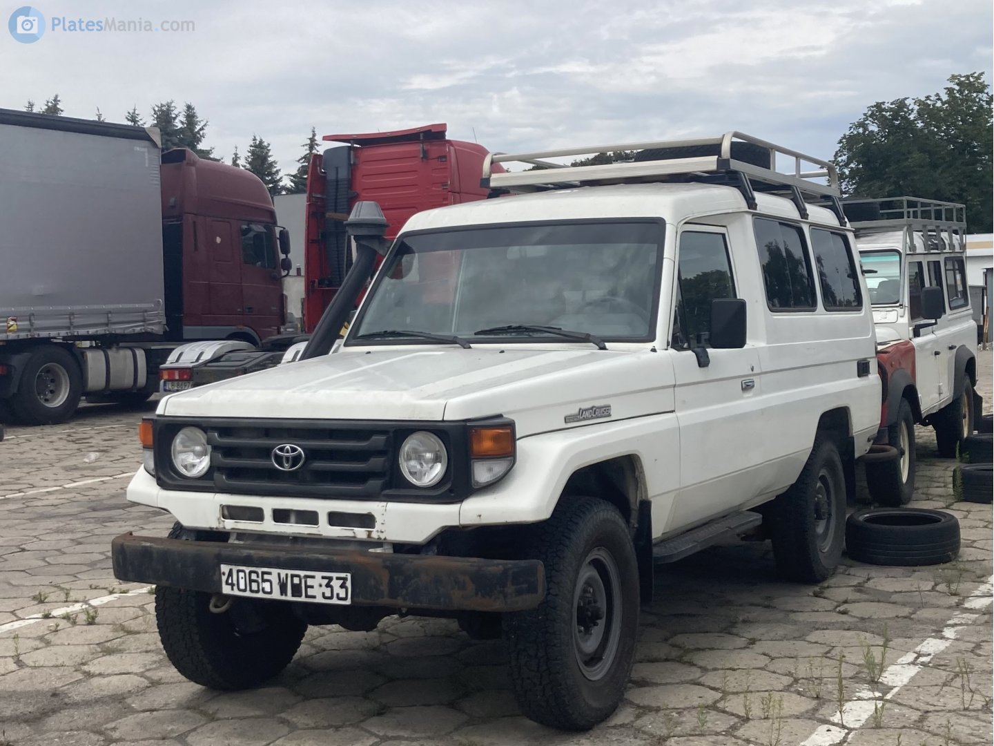 4065 WBE 33, Toyota Land Cruiser 70 3-door Troop Carrier (J75/J78), 1984–2007