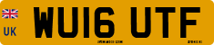 License plate of the United Kingdom, 2001 year system