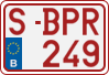 License plate of Belgium, Regular plates (2010)