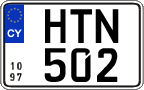 License plate of Cyprus, Regular plates