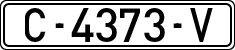 License plates of Spain, 1971 year series