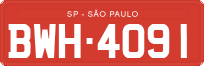 License plate of Brazil, Commercial vehicles (1990)
