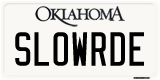 Oklahoma, Vanity Plates