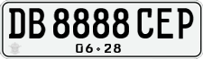 License plate of Indonesia, Regular plates
