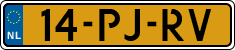 License plate of the Netherlands, Cars