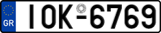 License plate of Greece, Cars