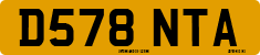 License plate of the United Kingdom, 1983 year system