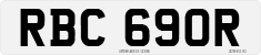 License plate of the United Kingdom, 1963 year system