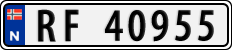 License plate of Norway, Cars