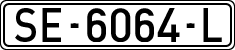 License plates of Spain, 1971 year series