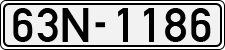 License plate of Vietnam, Cars