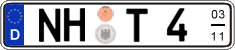 German license plate, Seasonal plates