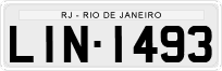License plate of Brazil, Private owners (1990)