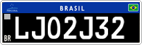 License plate of Brazil, Oldtimers (Mercosul)
