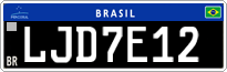 License plate of Brazil, Oldtimers (Mercosul)